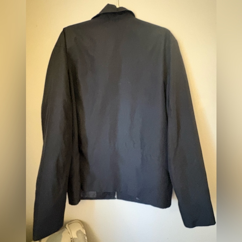 Banana Republic Men's Black Raincoat Jacket Size Large - Picture 2 of 4